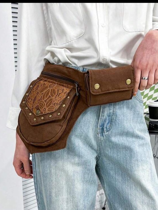 Renaissance Bag Festival Bag Fanny Pack Lace Waist Bag Utility Hip Belt Waist main image 7